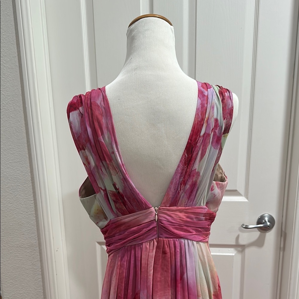 Fame and Partners Pink Floral Maxi Dress - Picture 6 of 6